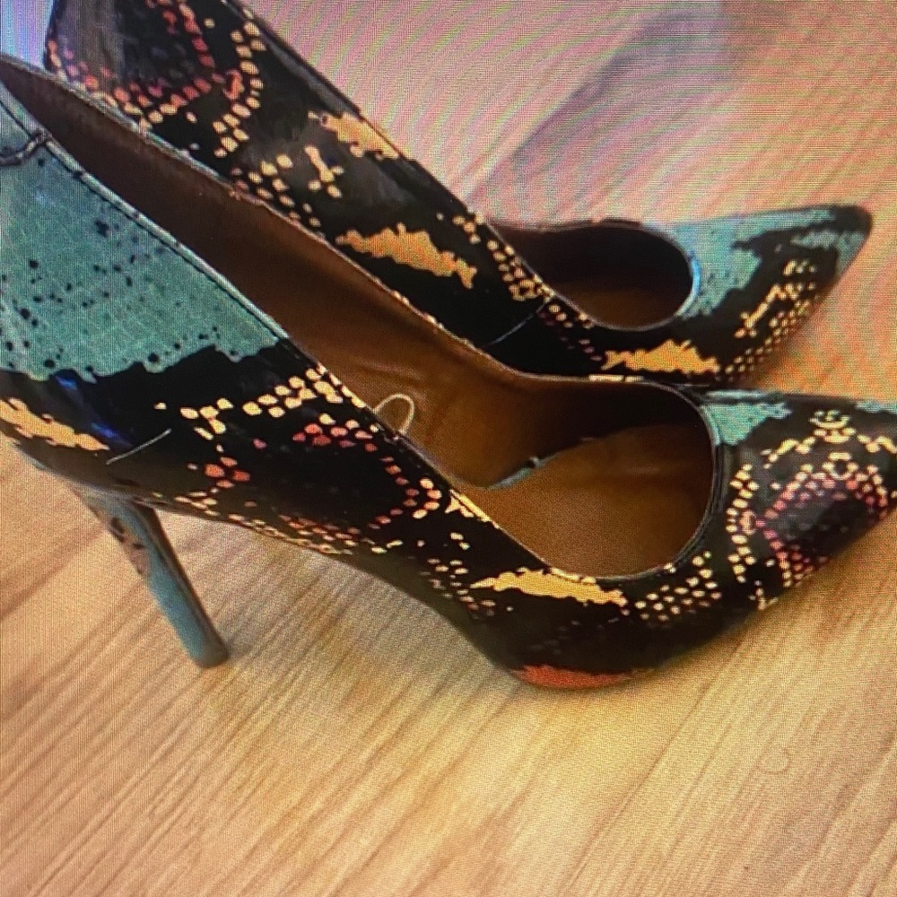 Steve Madden Multicolor Patterned Heels - image 2